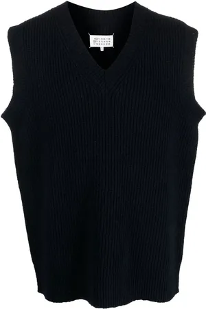 Maison Margiela Suéter oversize sin mangas