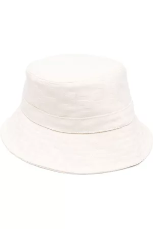 GCDS Monogram-jacquard drawcord bucket hat