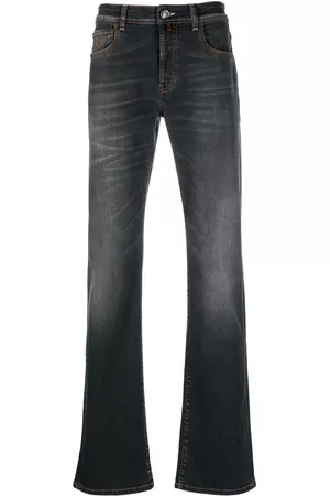 BILLIONAIRE Jeans rectos con parche del logo