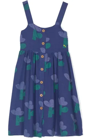 Bobo Choses Vestido fruncido con estampado floral