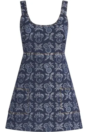 Etro Vestido corto con motivo en jacquard