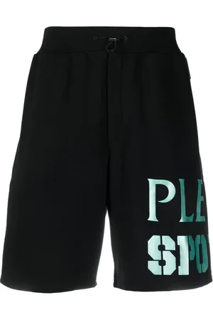 Philipp Plein Shorts deportivos con logo estampado