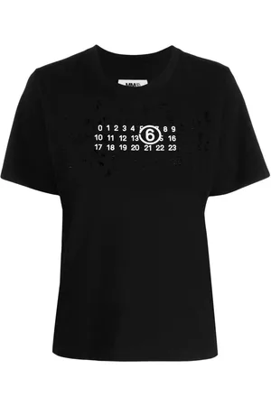 Maison Margiela Playera con motivo de números