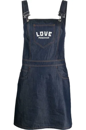 Moschino Vestido con logo estampado