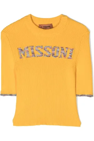 Missoni Top tejido con logo estampado