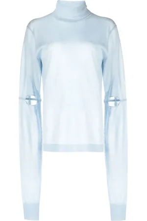 Helmut Lang Suéter con detalle de aberturas