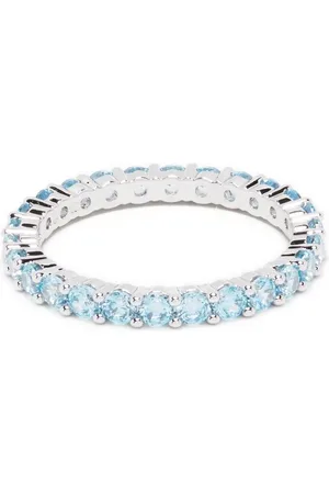 Swarovski Anillo con detalles de gema de corte redondo