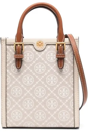 Tory Burch Tote con monograma estampado