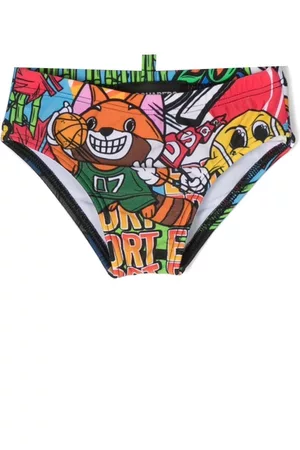 Dsquared2 Traje de baño con estampado gráfico