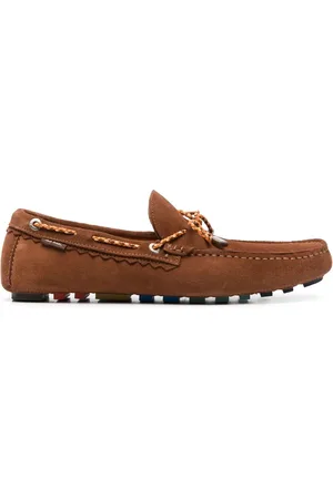 Paul Smith Mocasines de gamuza con cierre de moño