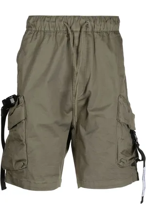 Musium Div. Shorts cargo con cordones en la pretina