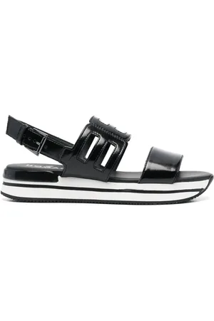 Hogan Sandalias con logo en relieve