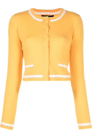 Paule Ka Cardigan corto con ribetes en contraste