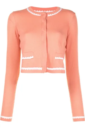 Paule Ka Cardigan corto con ribetes en contraste