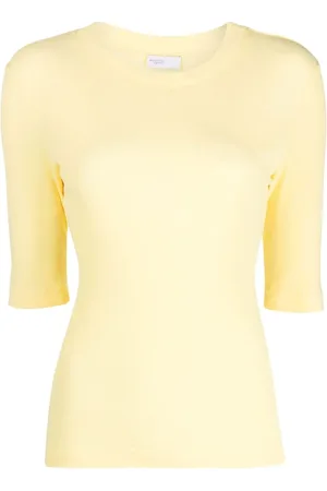ROSETTA GETTY Playera con cuello redondo