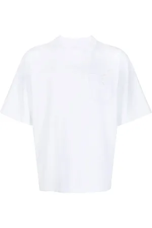 SACAI Playera con apliques