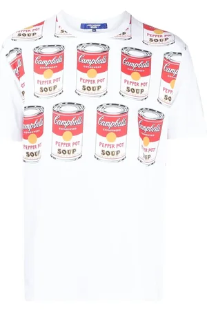 JUNYA WATANABE Playera con estampado de campbell soup