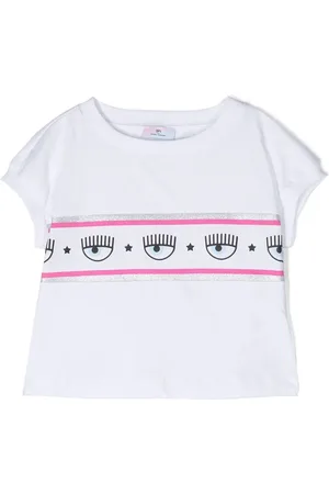 Chiara Ferragni Playera con logo estampado