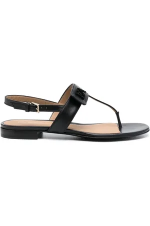Emporio Armani Sandalias con placa del logo