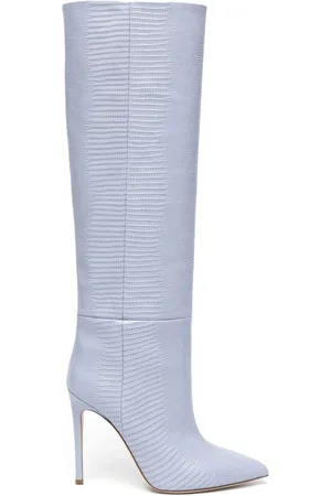 PARIS TEXAS Botas altas con efecto piel de cocodrilo y tacón de 105mm