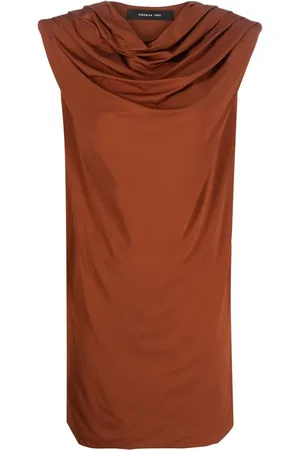 FEDERICA TOSI Vestido corto con detalle fruncido