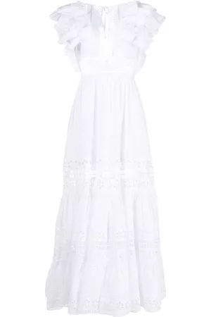 CHARO RUIZ IBIZA Vestido largo con detalle de encaje