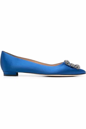 Manolo Blahnik Flats con detalle de hebilla Hangisi