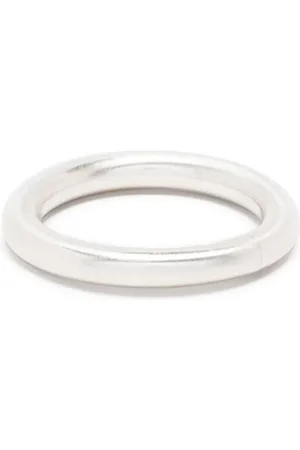 Jil Sander Anillo de banda en plata de ley