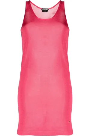 Tom Ford Vestido largo tejido sin mangas