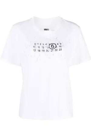 Maison Margiela Playera con motivo de números