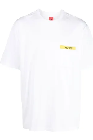FERRARI Playera con logo estampado