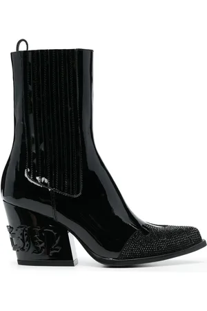 Philipp Plein Botas con detalles de cristal