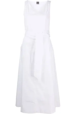 LORENA ANTONIAZZI Vestido midi con cinturón