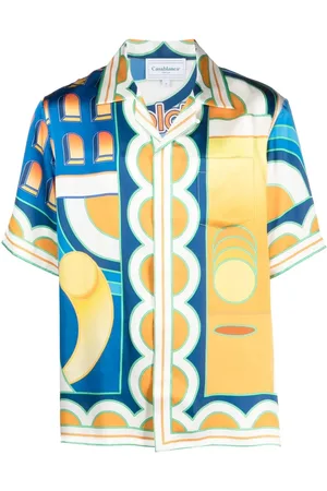 Casablanca Camisa con estampado Paysage