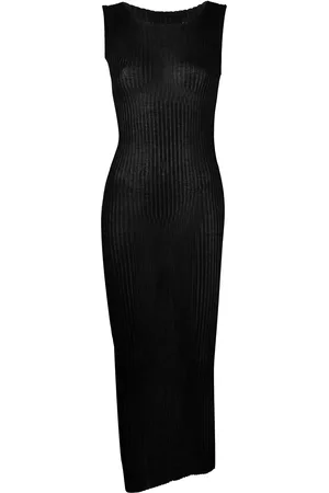 Maison Margiela Vestido tejido de canalé