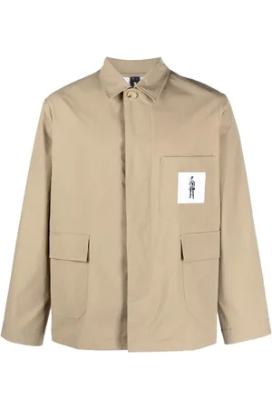 MACKINTOSH Sobrecamisa con logo estampado