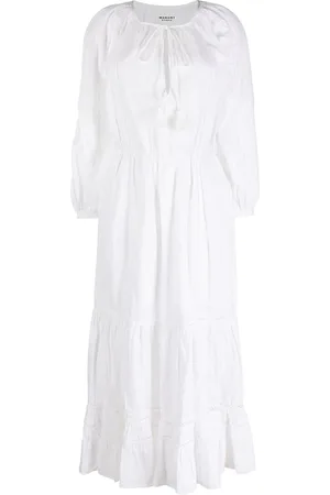 Marant Etoile Vestido midi Latifa acampanado