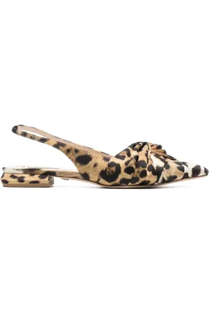 Roberto Cavalli Zapatillas con puntera en punta y detalle de nudo