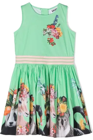 Molo Vestido sin mangas con estampado floral