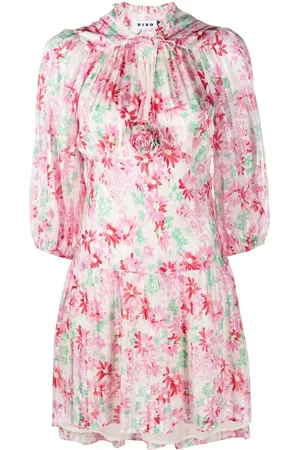 RIXO London Vestido corto con estampado floral