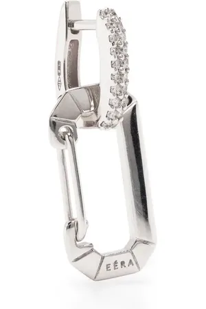 Eera Arracada Chiara en oro blanco de 18kt con diamantes