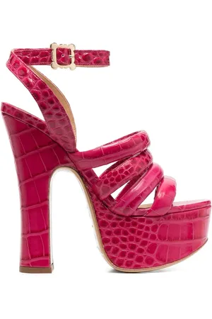 Vivienne Westwood Sandalias con efecto de piel de cocodrilo y tacón de 150mm