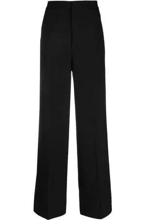 BLANCA Pantalones palazzo con panel superpuesto