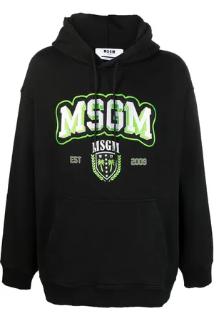 Msgm Hoodie con logo estampado estilo college