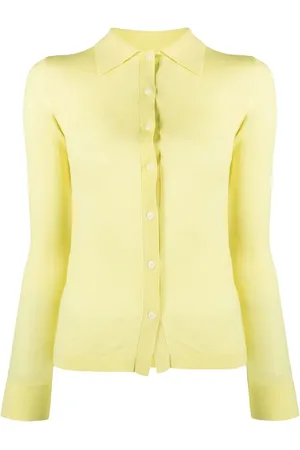 Nanushka Playera tipo polo de tejido fino