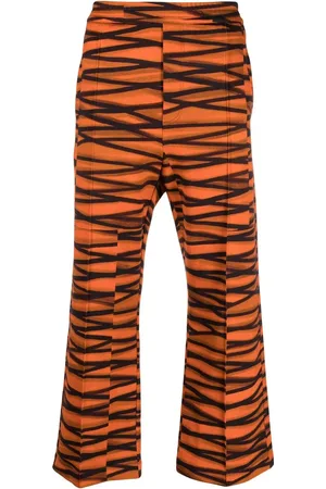 PIERRE-LOUIS MASCIA Pantalones anchos con estampado geométrico