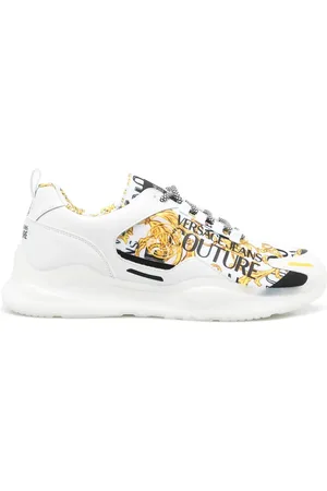 VERSACE Tenis con agujetas y motivo Barocco