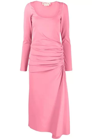 Marni Vestido con cintura fruncida