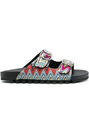 Missoni Sandalias con diseño en zigzag