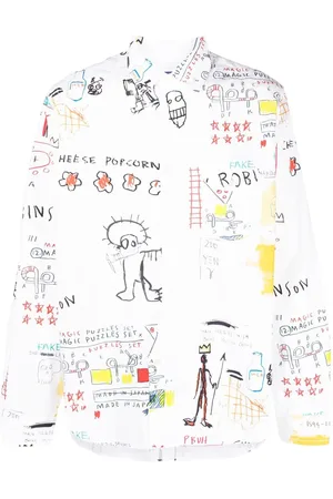 JUNYA WATANABE Camisa manga larga con estampado gráfico